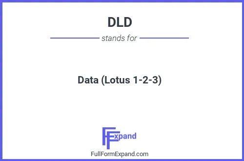 Full form of DLD
