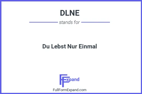 Full form of DLNE