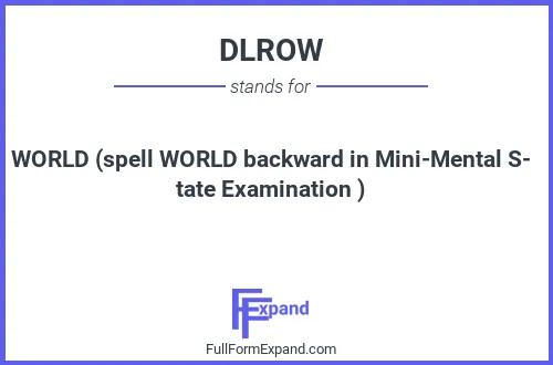 Full form of DLROW