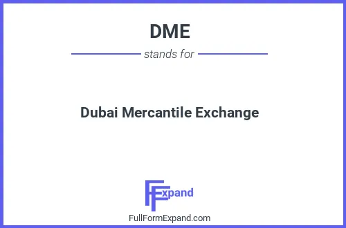 Full form of DME