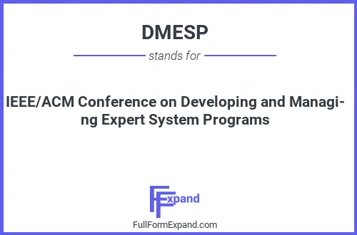 Full form of DMESP