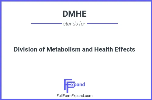 Full form of DMHE
