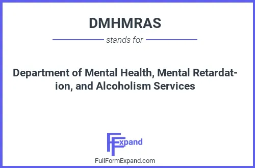 Full form of DMHMRAS