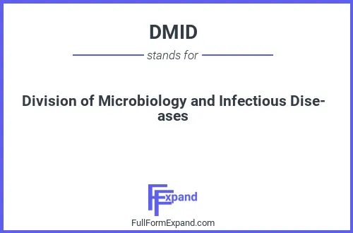 Full form of DMID