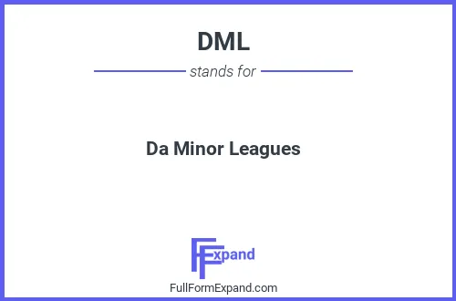 Full form of DML