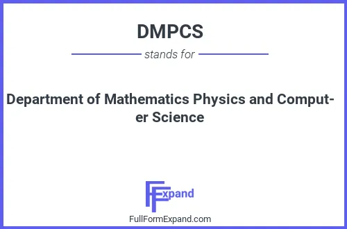 Full form of DMPCS