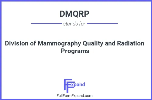 Full form of DMQRP