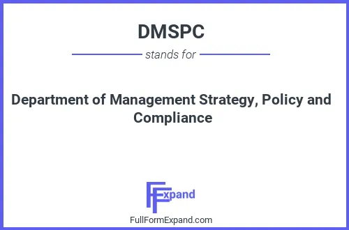 Full form of DMSPC