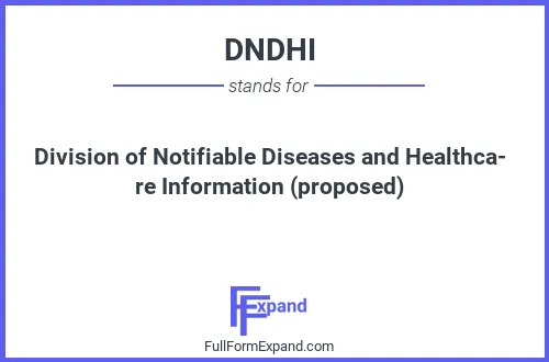 Full form of DNDHI