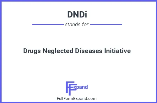 Full form of DNDi