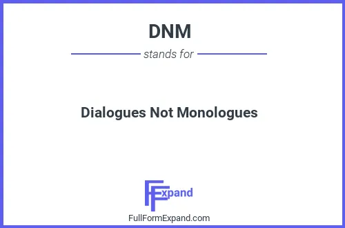 Full form of DNM
