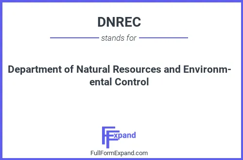 Full form of DNREC