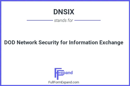 Full form of DNSIX