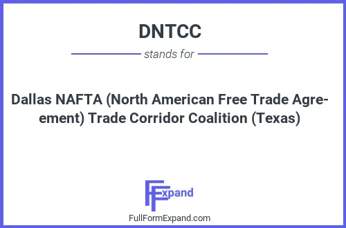 Full form of DNTCC
