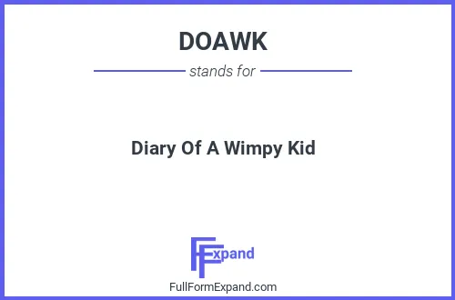 Full form of DOAWK