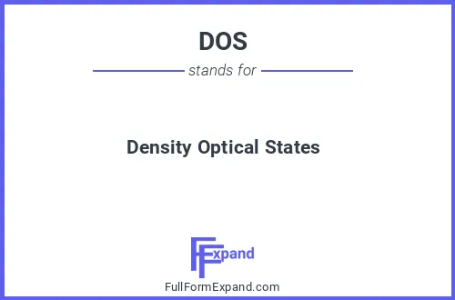 Full form of DOS