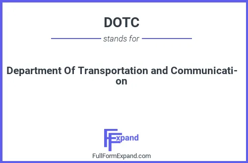 Full form of DOTC