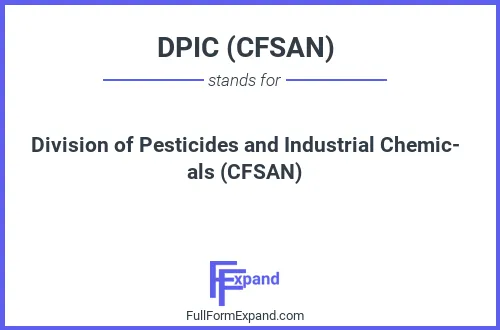 Full form of DPIC (CFSAN)