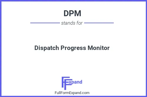Full form of DPM