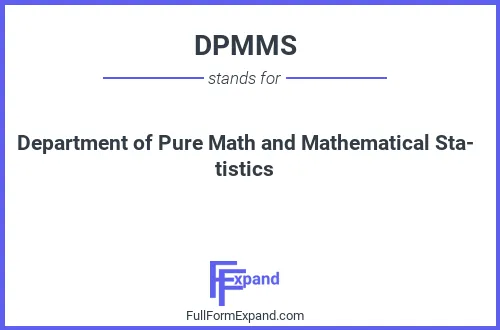 Full form of DPMMS