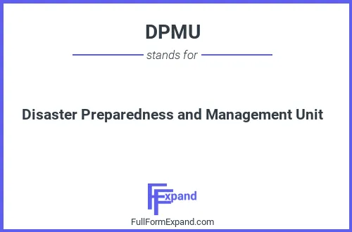 Full form of DPMU