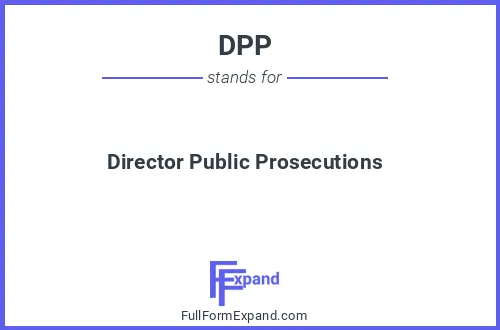 Full form of DPP