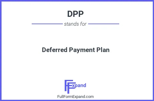 Full form of DPP