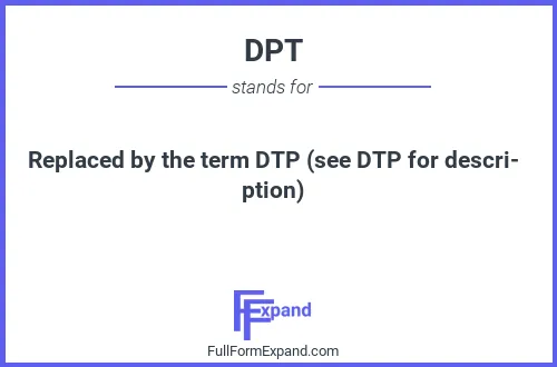Full form of DPT