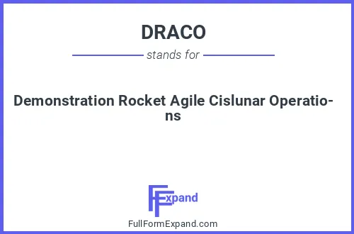 Full form of DRACO