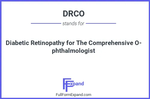 Full form of DRCO