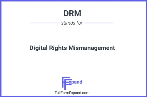 Full form of DRM