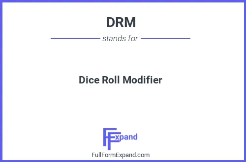 Full form of DRM