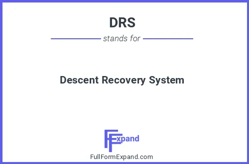 Full form of DRS