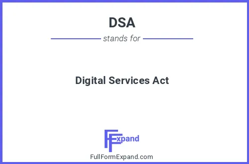 Full form of DSA