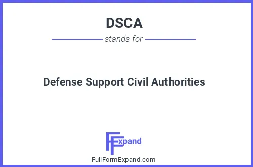 Full form of DSCA