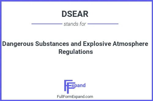 Full form of DSEAR