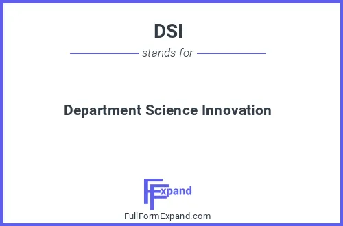Full form of DSI