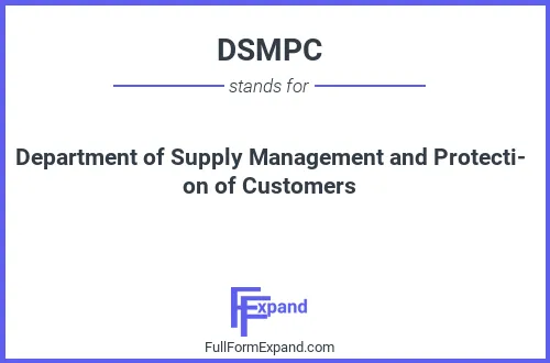 Full form of DSMPC