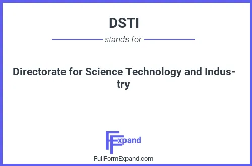 Full form of DSTI
