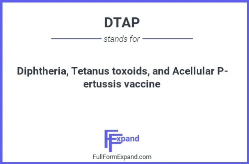 Full form of DTAP