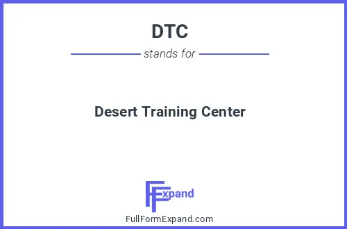 Full form of DTC