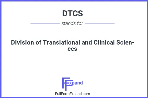 Full form of DTCS