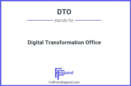 Full form of DTO
