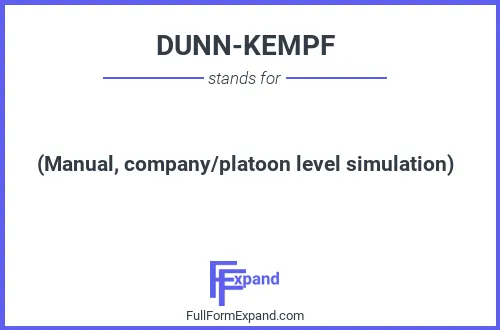 Full form of DUNN-KEMPF