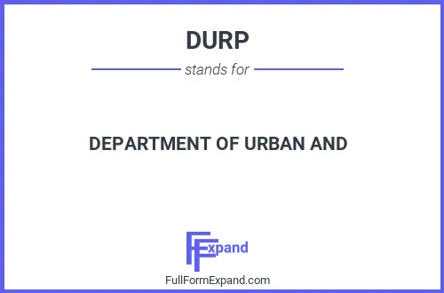 Full form of DURP