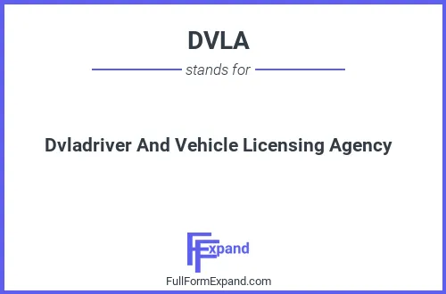 Full form of DVLA