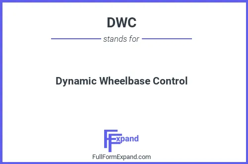 Full form of DWC