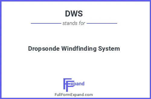 Full form of DWS