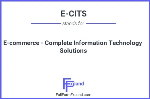 Full form of E-CITS