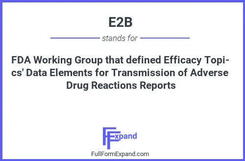 Full form of E2B